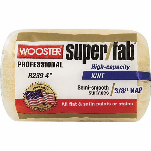 Wooster Brush 3/8" Nap, 4" Wide Paint Roller 88635495 MSC