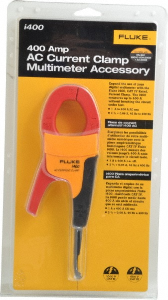 Clamp: Use with 1,577 Insulation Multimeter & Fluke 1,587 - Black, Red & Yellow