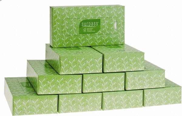 Scott 21390 Case of (60) 125-Sheet Flat Boxes of White Facial Tissues 