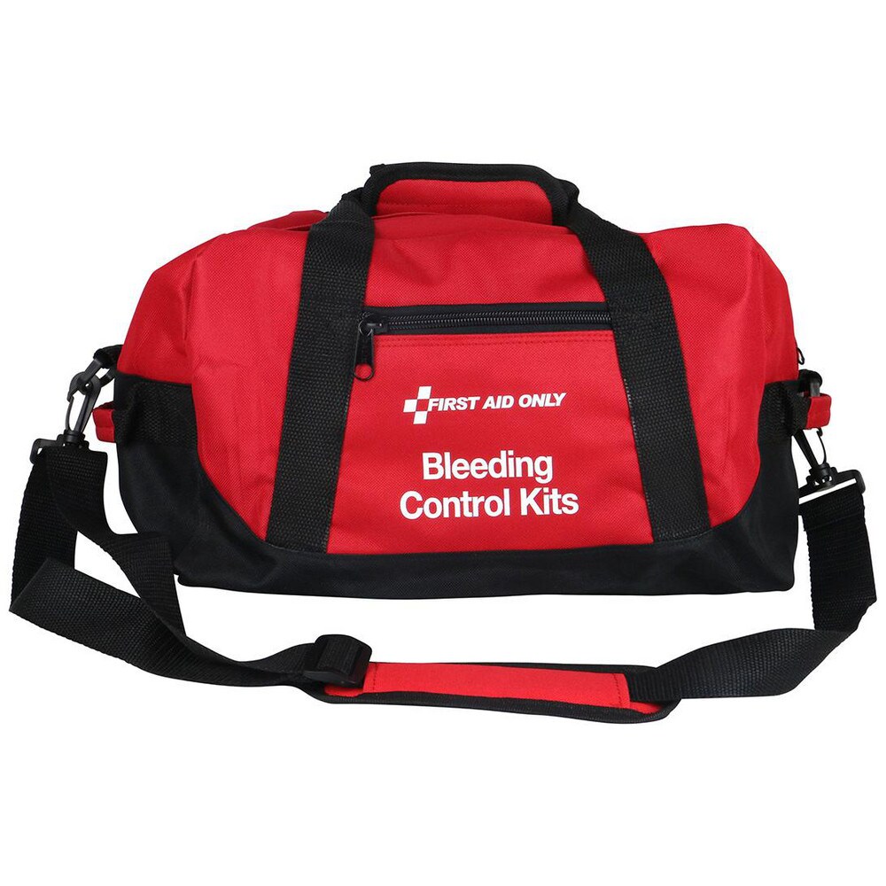 Emergency Prep Kits; Kit Type: Bleeding Control ; Container Type: Bag ; Container Material: Nylon ; Color: Red ; Overall Length: 8.00in ; Overall Height: 9in