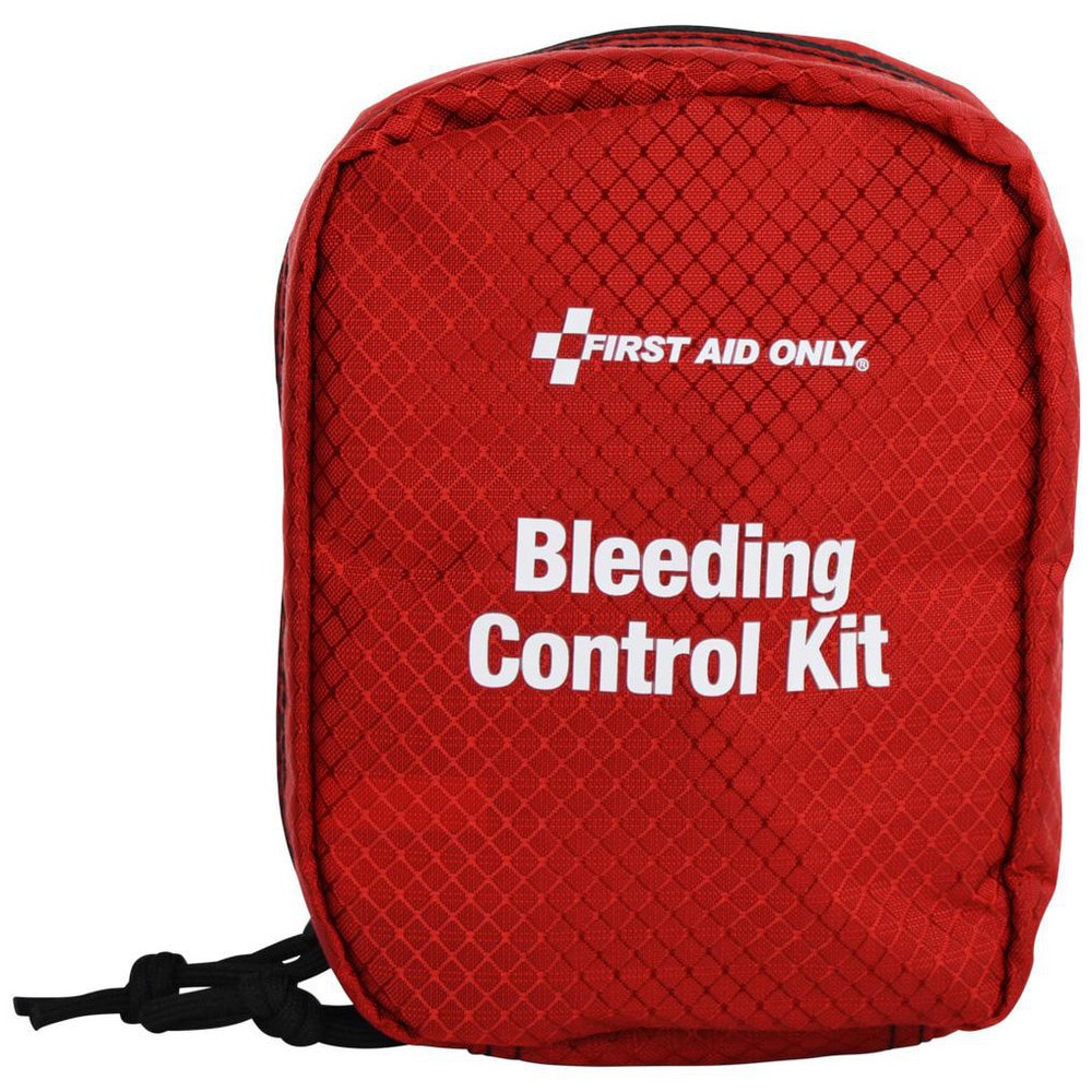 Emergency Prep Kits; Kit Type: Bleeding Control ; Container Type: Pouch ; Container Material: Nylon ; Color: Red ; Overall Length: 7.00in ; Overall Height: 3.5in