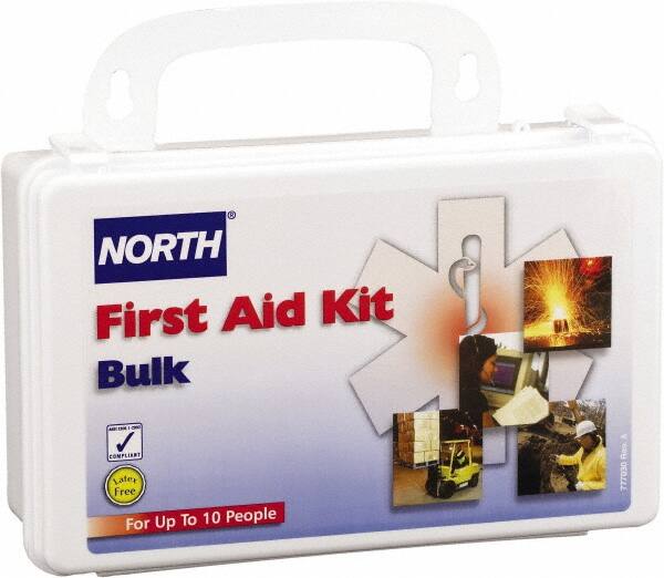 Multipurpose/Auto/Travel First Aid Kit: 76 Pc, for 10 People