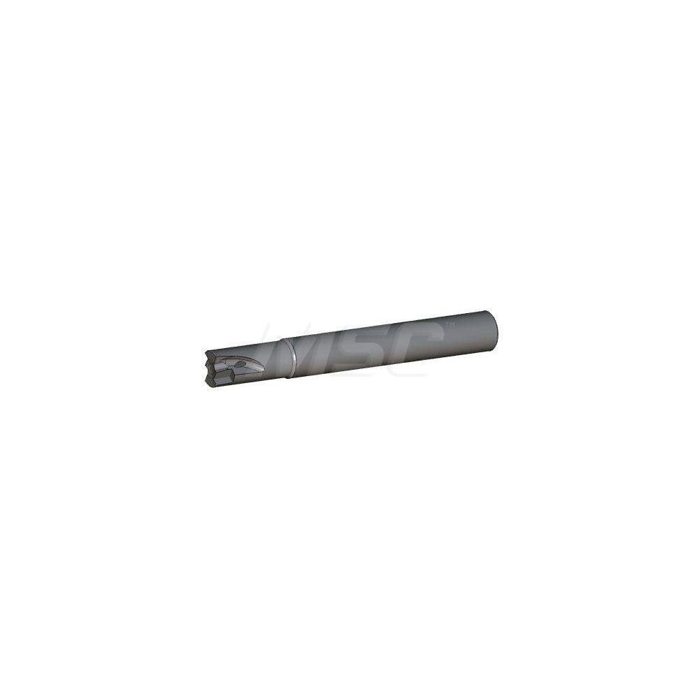 Iscar 3105505 3/4" Cut Diam, 0.315" Max Depth, 3/4" Shank Diam, Weldon Shank, 6" OAL, Indexable Square-Shoulder End Mill Image