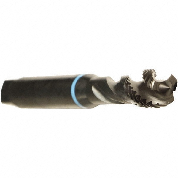 Emuge AU503200.5044 Spiral Flute Tap: 5/16-24, UNF, 3 Flute, Modified Bottoming, 2B Class of Fit, Cobalt, Oxide Finish Image