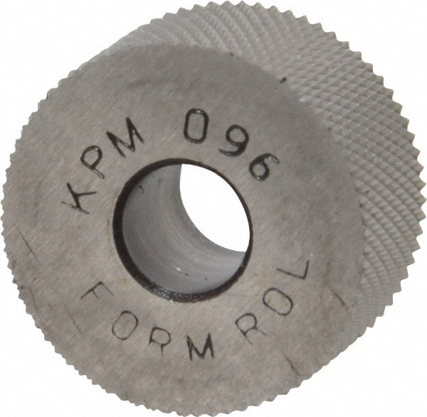 Made in USA KPM-096 Standard Knurl Wheel: 3/4" Dia, 80 ° Tooth Angle, Diamond, High Speed Steel Image