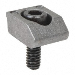 Mitee-Bite 26030 8-32 Screw Thread, 1/2" Wide x 0.1" High, Smooth Steel Standard Style Screw Mount Toe Clamp Image