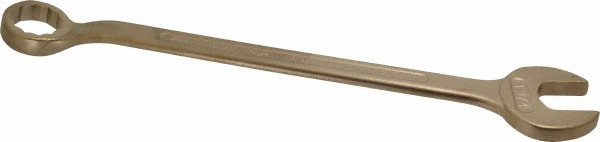 Combination Wrench: 1-1/4" Head Size - 19-1/2" OAL, Aluminum Bronze, Plain Finish