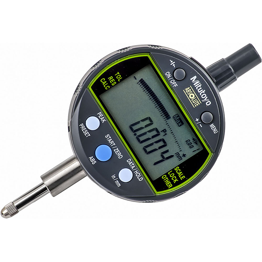 Mitutoyo Electronic Test Indicator 0 mm Min, 12.70 mm Max, 0.003mm Accuracy MSC Industrial
