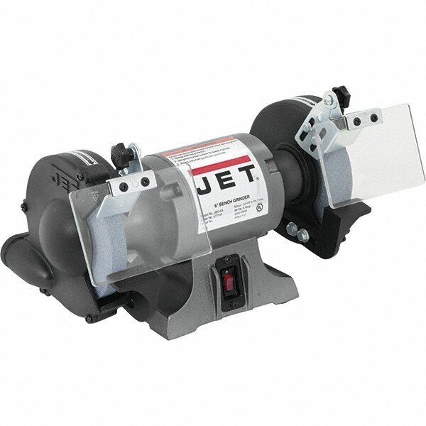 6" Wheel Diam x 3/4" Wheel Width, 1/2 hp Grinder