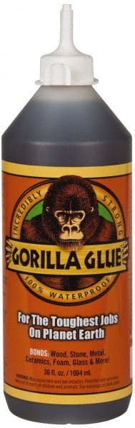 Gorilla Glue 50003601 All Purpose Glue: 36 oz Bottle, Brown 