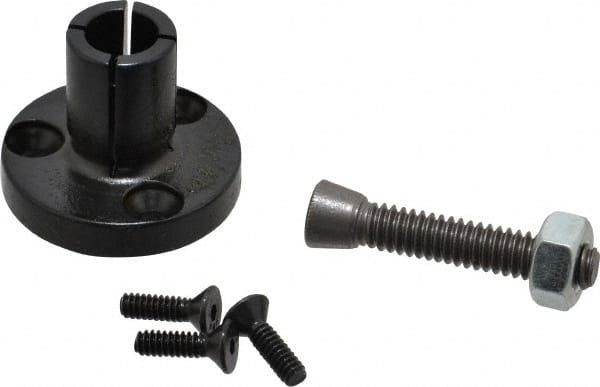 Mitee-Bite 31100 0.48 to 0.56" Expansion Diam, 1,900 Lb Holding Force, 6-32 Mounting Screw, 1/4-20 Center Screw, Mild Steel ID Expansion Clamps 