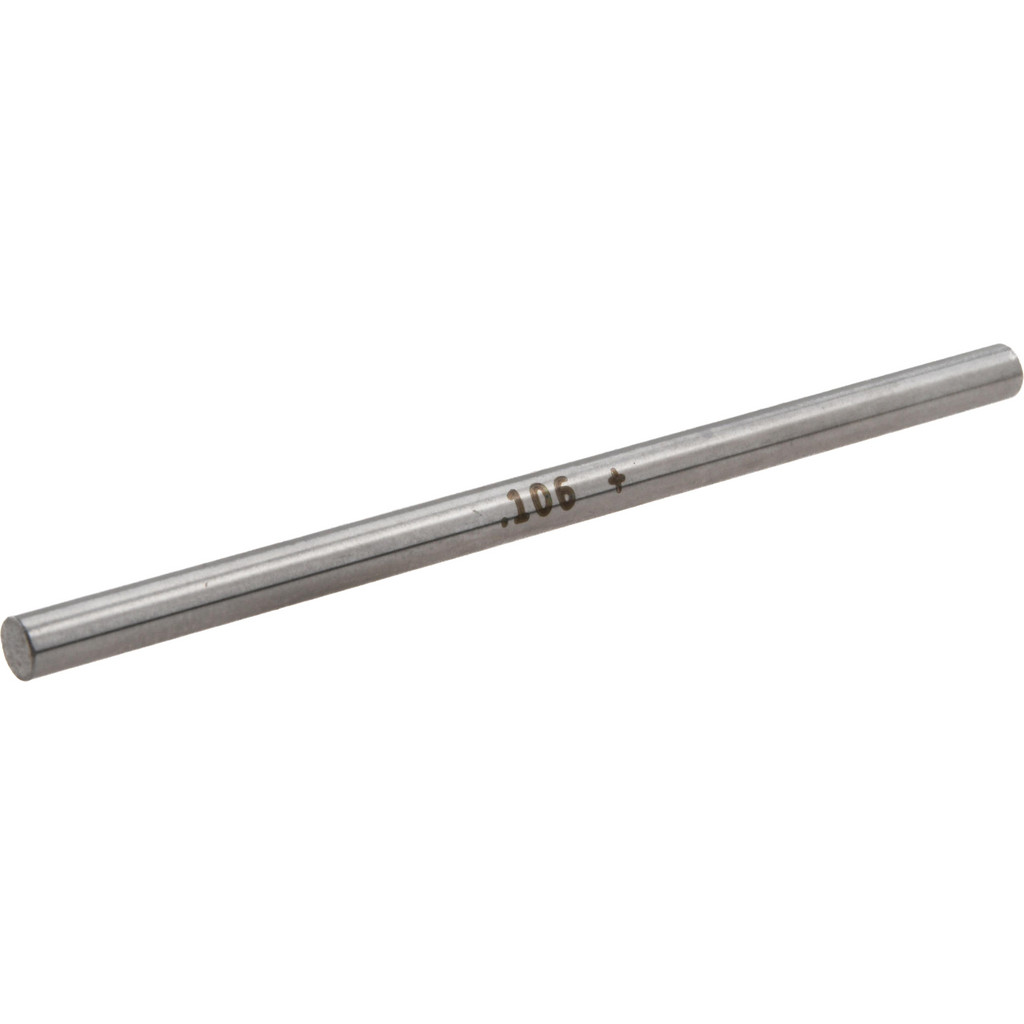 Vermont Gage Class ZZ Plus Plug Gage: 0.1060" Dia, 2.0000" OAL - 0.000200" Tolerance, 10 Micro | Part #111110600
