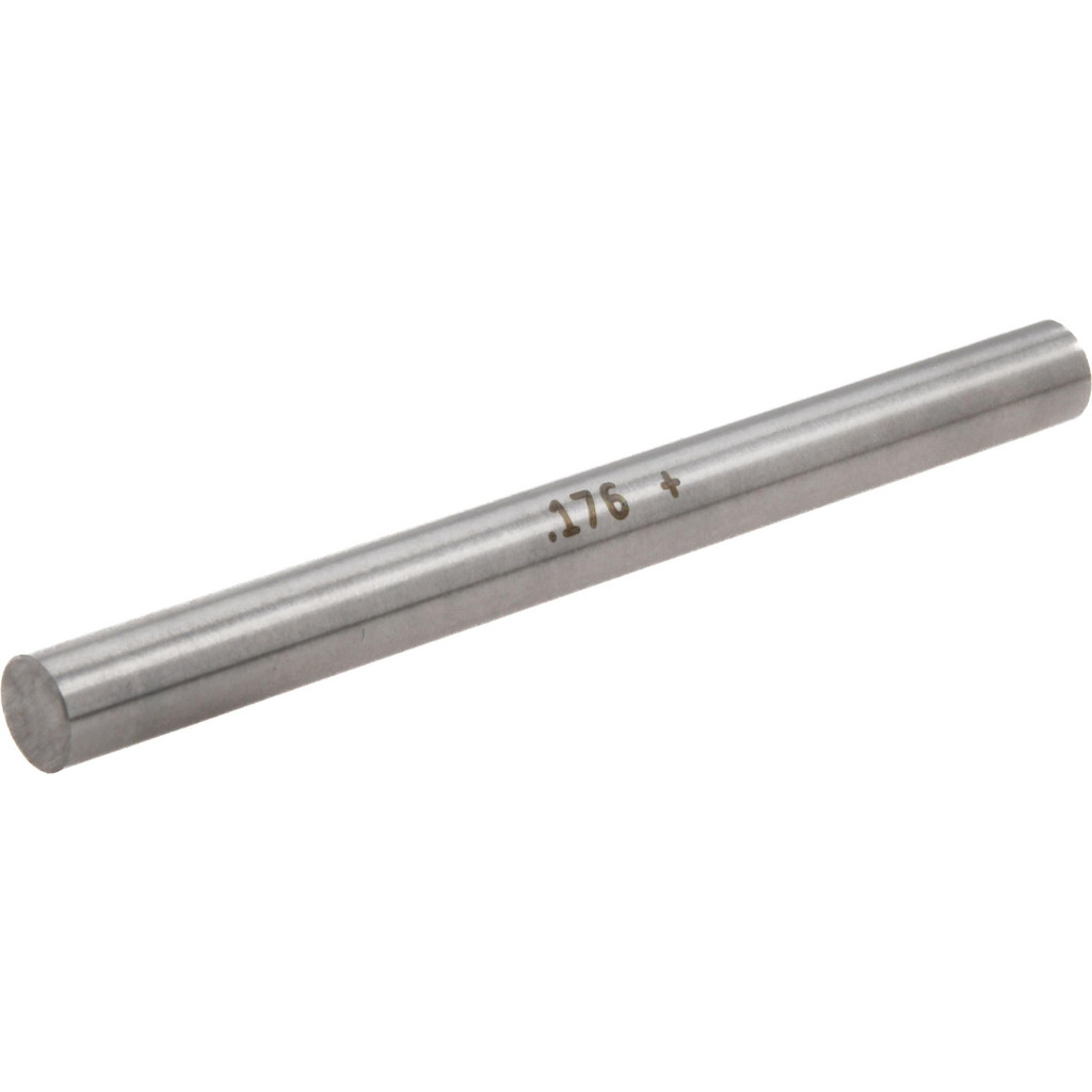 Vermont Gage Class ZZ Plus Plug Gage: 0.1760" Dia, 2.0000" OAL - 0.000200" Tolerance, 10 Micro | Part #111117600