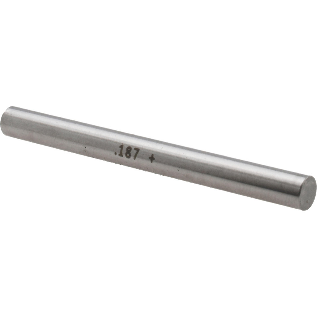 Vermont Gage Class ZZ Plus Plug Gage: 0.1870" Dia, 2.0000" OAL - 0.000200" Tolerance, 10 Micro | Part #111118700