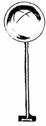 85 Lb Capacity, Portable Stanchion & Bracket