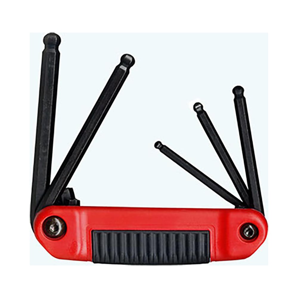 5 Piece Fold-Up Ball End Hex Key Set