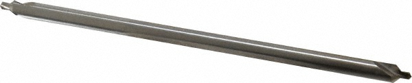 Combo Drill & Countersink: #3, 1/4" Body Dia, 118°, High Speed Steel