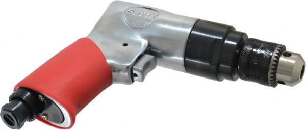 Sioux Tools 5445CR Air Drill: 3/8" Keyed Chuck, Reversible 