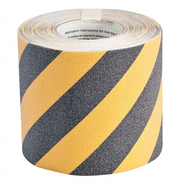 Floor & Aisle Marking Tape: 6" Wide, 60' Long, Polyester
