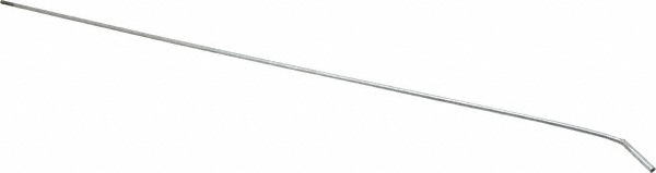 24" Long, 8-32 Female, Galvanized Steel Brush Handle Extension