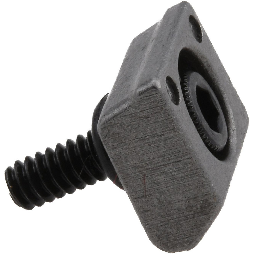 4-40 Screw Thread, 3/8" Wide x 0.075" High, Smooth Steel Standard Style Screw Mount Toe Clamp