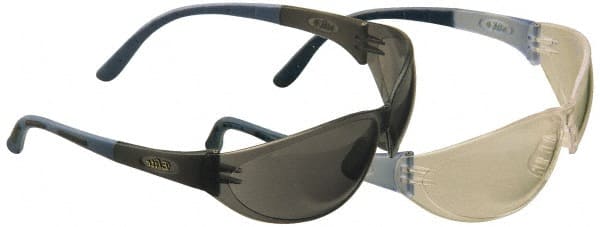 Safety Glass: Scratch-Resistant, Gray Lenses, Full-Framed, UV Protection