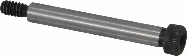 Value Collection 711014PR Shoulder Screw: 1/4" Shoulder Dia, 1-3/4" Shoulder Length, #10-24, 4140 Alloy Steel, Hex Socket Image