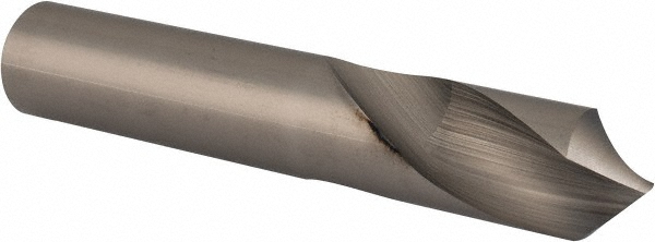 Spotting Drill: 1/2" Dia, 90 ° Point, 3" OAL, Solid Carbide