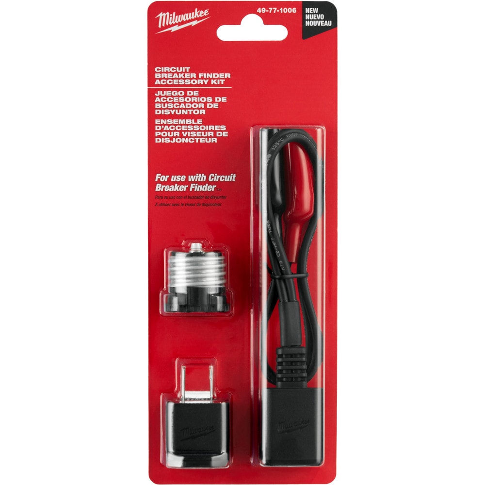 Electrical Test Equipment Accessories; Accessory Type: Circuit Breaker Finder Accessory Kit ; For Use With: All Circuit Breaker Finders; 2222-20 Circuit Breaker Finder w/ LED ; Color: Black
