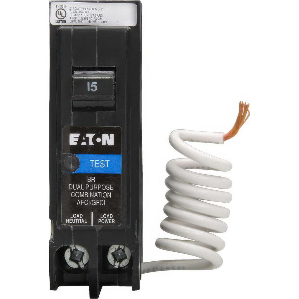 Eaton Cutler-Hammer 15A 1P 67C9089G01 BR DUAL FUNC BREAKER | Part #BRN115DF