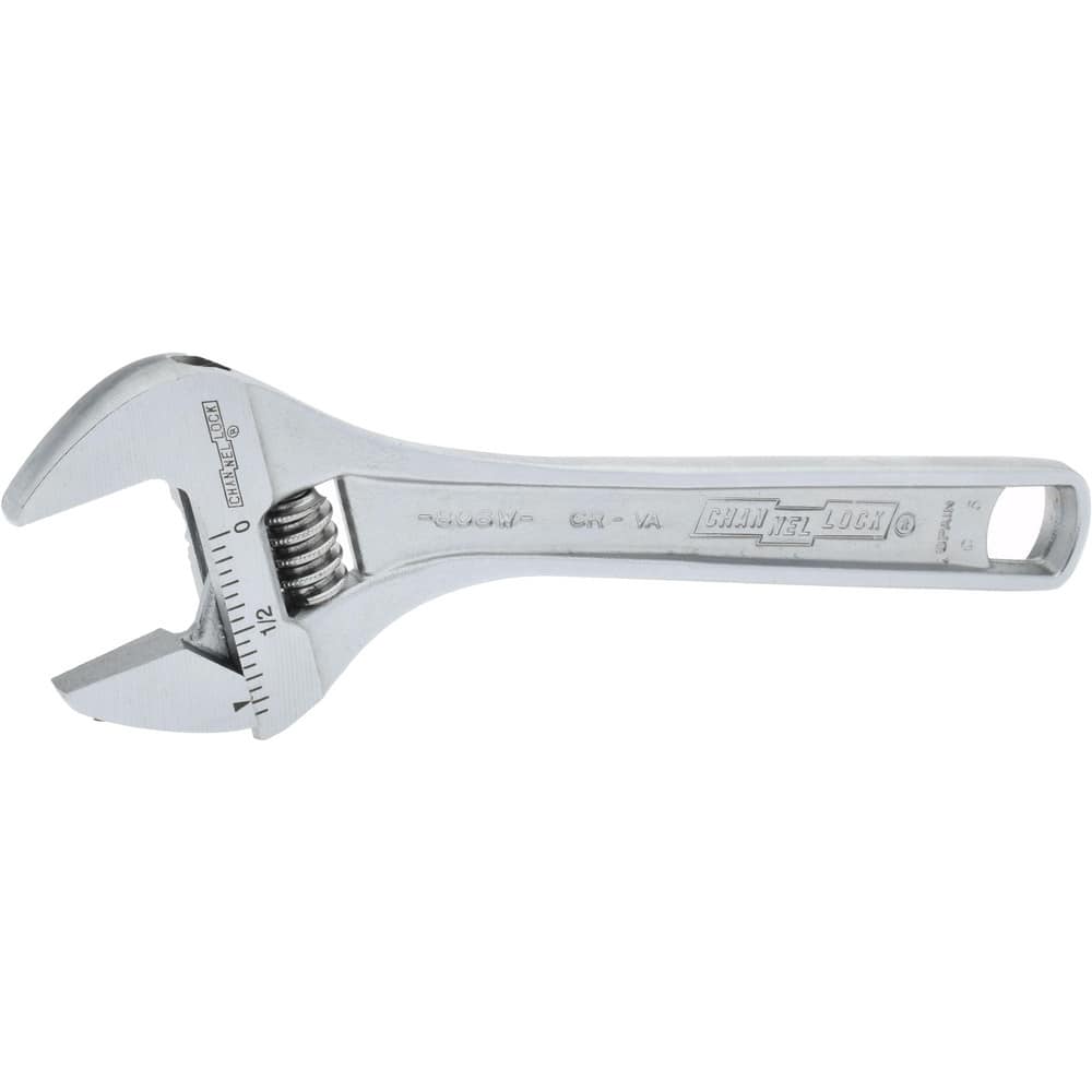 Adjustable Wrench: 6-1/4" OAL