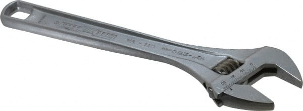 Adjustable Wrench: 10" OAL