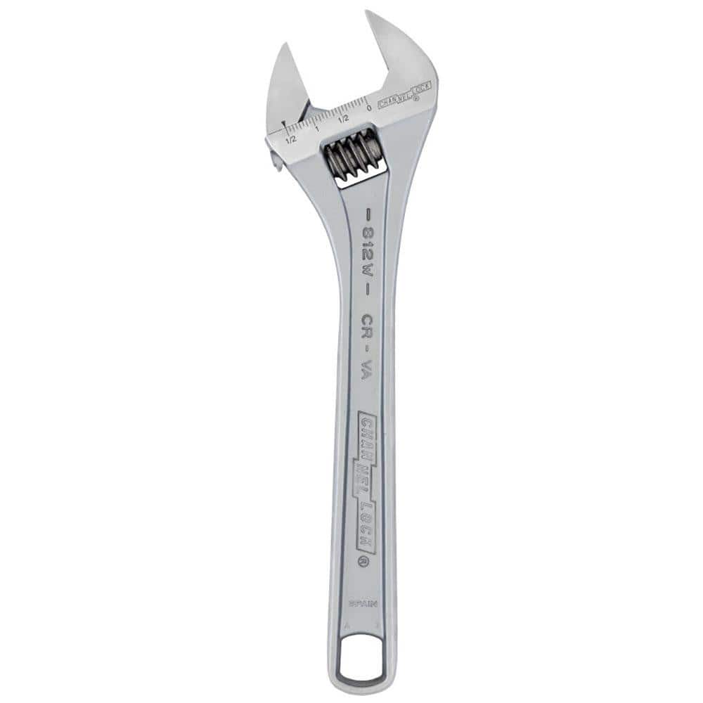 Adjustable Wrench: 12" OAL