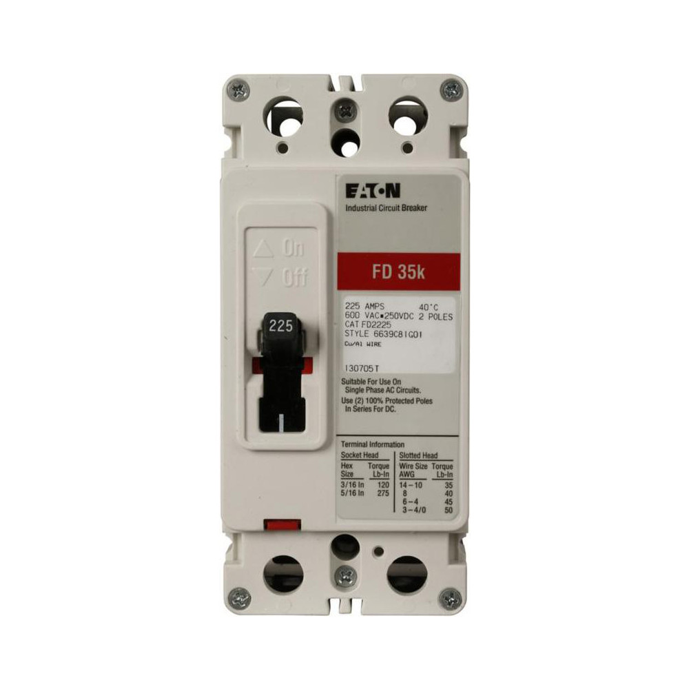 Eaton Cutler-Hammer F-FRAME DBL POLE 25A CIRCUIT BREAKER | Part #FD2025