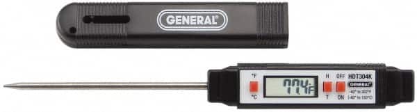 General HDT304K -40 to 302°F, -40 to 150°C, Digital Pocket Thermometer 
