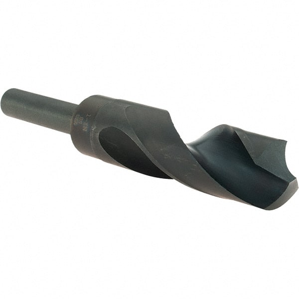 Cle-Line C20757 Reduced Shank Drill Bit: 1 Dia, 1/2 Shank Dia, 118 0, High Speed Steel 