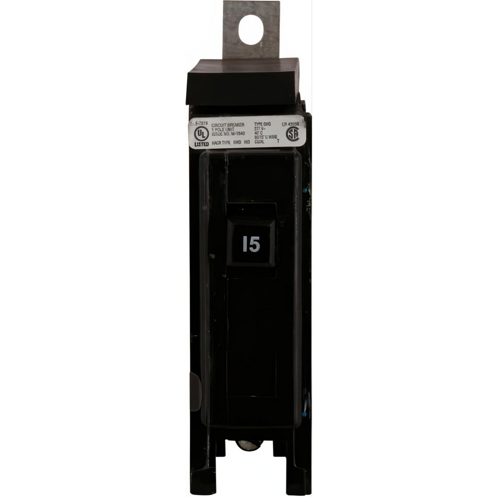 Eaton Cutler-Hammer 1P 15A 14 KAIC 277V GHP CIRCUIT BREAKER | Part #GHQ1015
