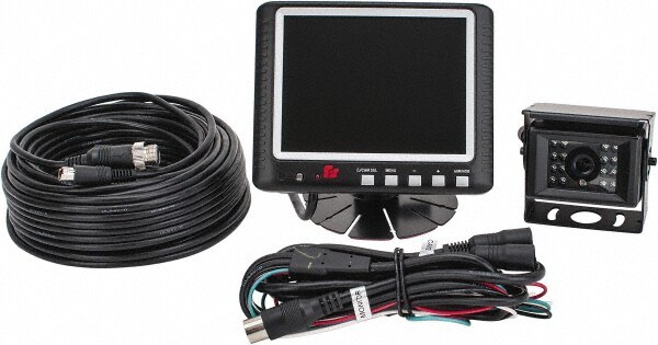 Security Camera Systems; Type: Camera/Monitor Systems ; Image Color: Color ; Indoor or Outdoor: Outdoor ; Number of Pieces: 3 ; Includes: 5.6" Monitor; 65.5' Ext. Cable; Standard Rear-View Camera