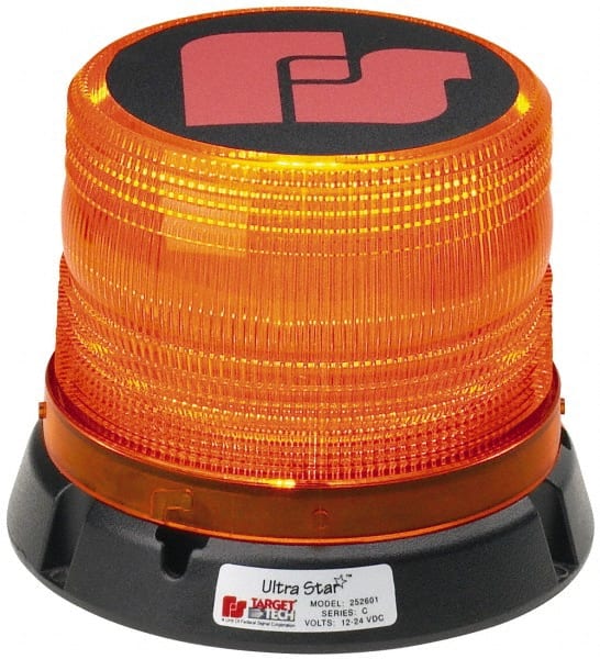 Federal Signal Emergency 252650-02SC Class I Candelas, 95, 120 & 60 FPM, Permanent 1" Pipe Mount Emergency LED Beacon Light Assembly 