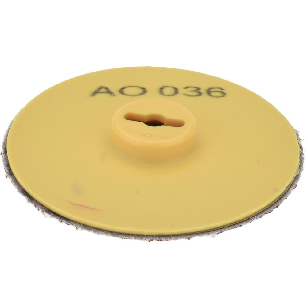 Klingspor QuickChange Disc QDC, 3" Dia, 36 Grit, Aluminum Oxide