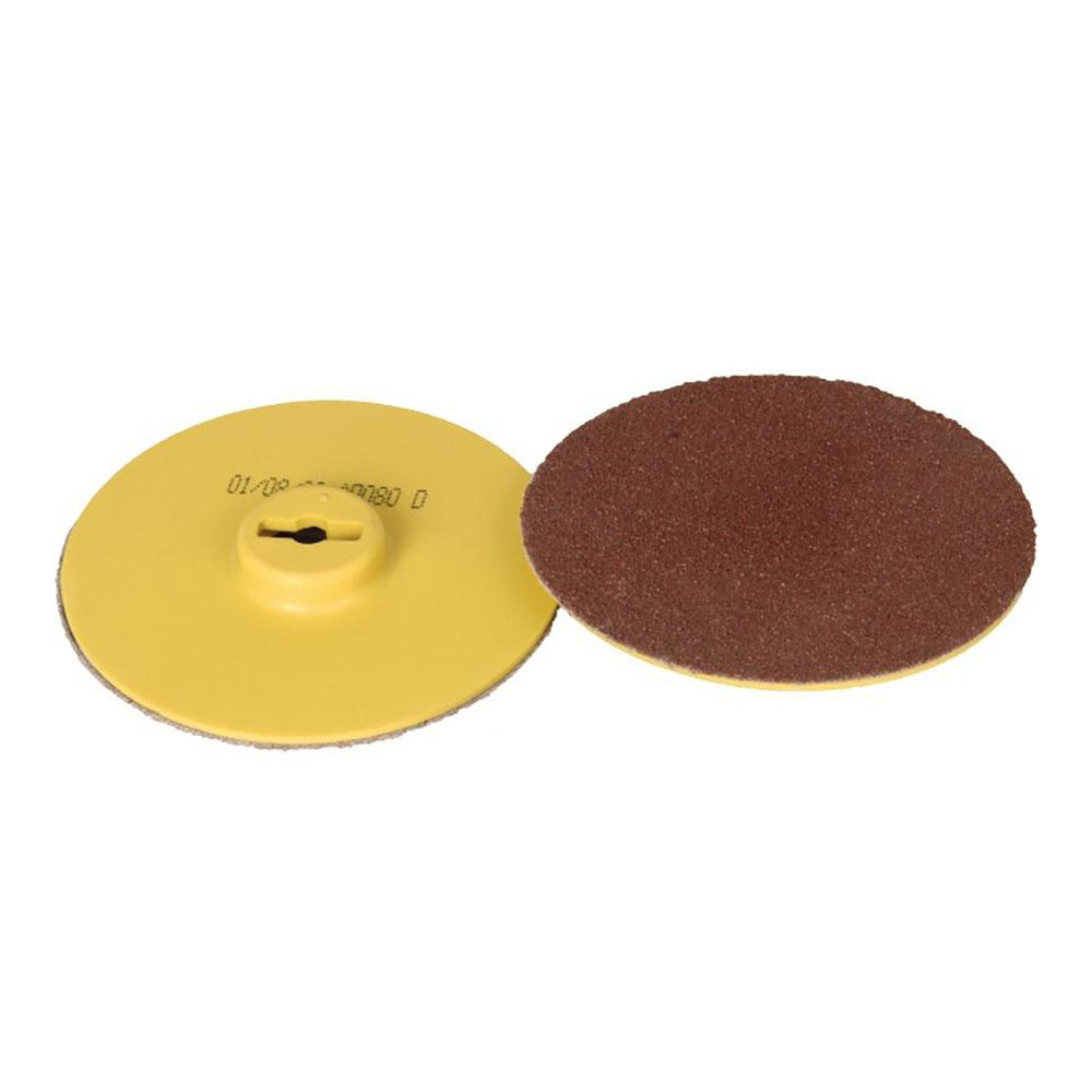 Klingspor QuickChange Disc QDC, 3" Dia, 80 Grit, Aluminum Oxide