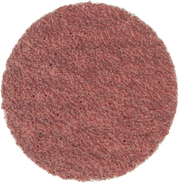 Quick-Change Disc: Twist, 1" Disc Dia, 80 Grit, Aluminum Oxide, Coated