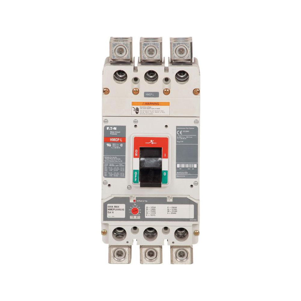 Eaton Cutler-Hammer LG 3P 600A 2000-4000A MOLDED CS CIRCUIT BREAKER | Part #HMCPL600X6G