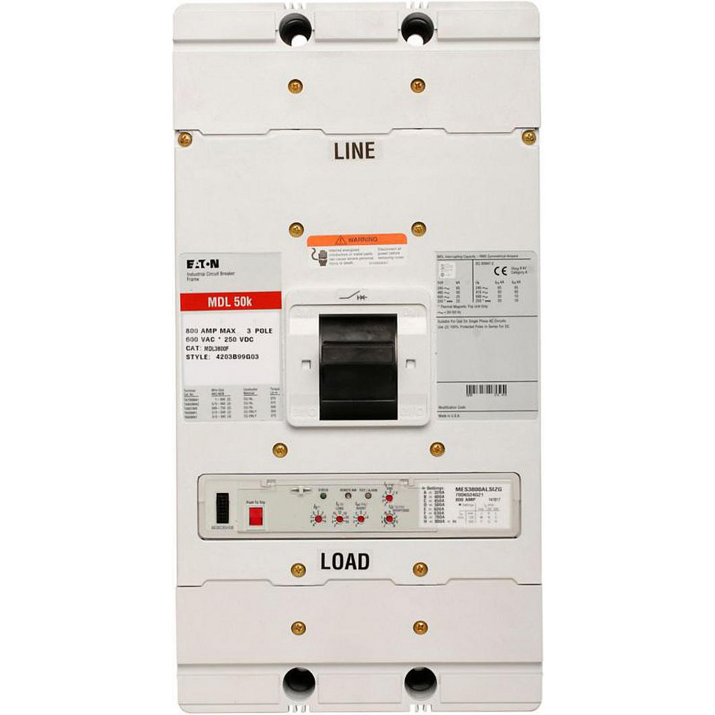 Eaton Cutler-Hammer MDL 800A 3P 600VAC CIRCUIT BREAKER FRAME | Part #MDL3800F
