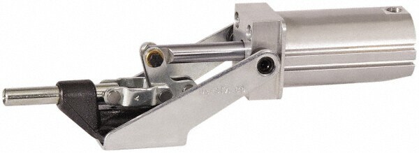 16,000 Lb Capacity, 2" Plunger Travel, 5/8-11 x 5/8" Plunger, 1/8 NPT Port, 5,522 N at 5 Bar, Air Power Straight Line Action Clamp
