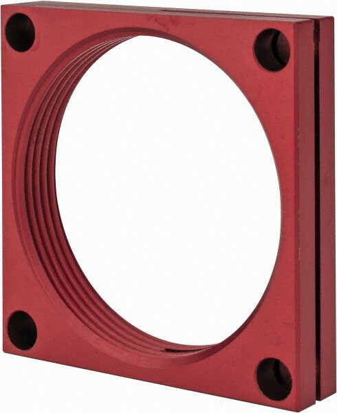 2-1/4 - 12 Thread, 0.28" Mounting Hole, Aluminum Clamp Mounting Block