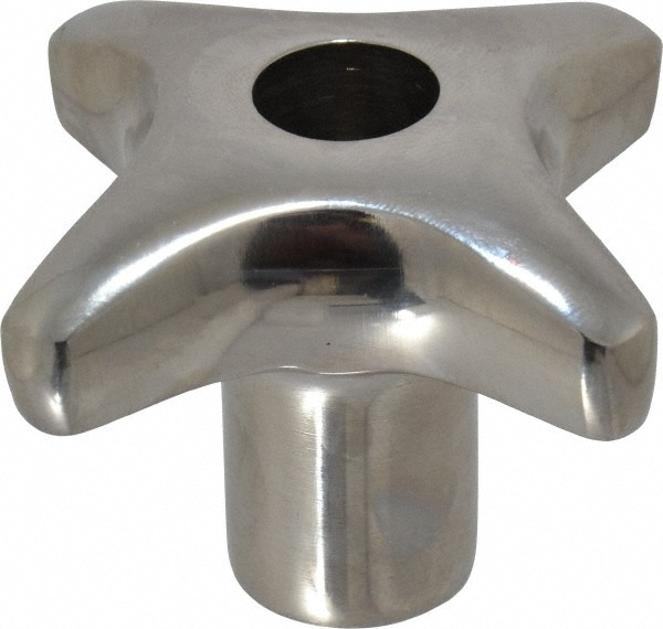 KIPP K0146.4063A52 Lobed Knob: 2.48" Head Dia, 4 Points, Stainless Steel Image