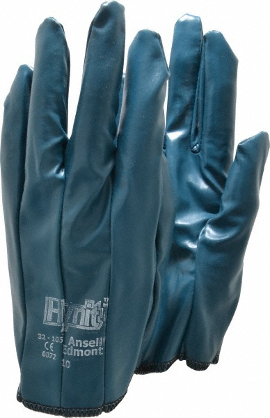 Ansell KSR Multi-Purpose Vinyl-Coated Gloves – Size 10, Yellow, Interlock Knit Liner, 5 Pairs
