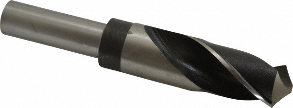 Hertel 306 1-3/32 Reduced Shank Drill Bit: 1-3/32 Dia, 3/4 Shank Dia, 118 0, High Speed Steel Image