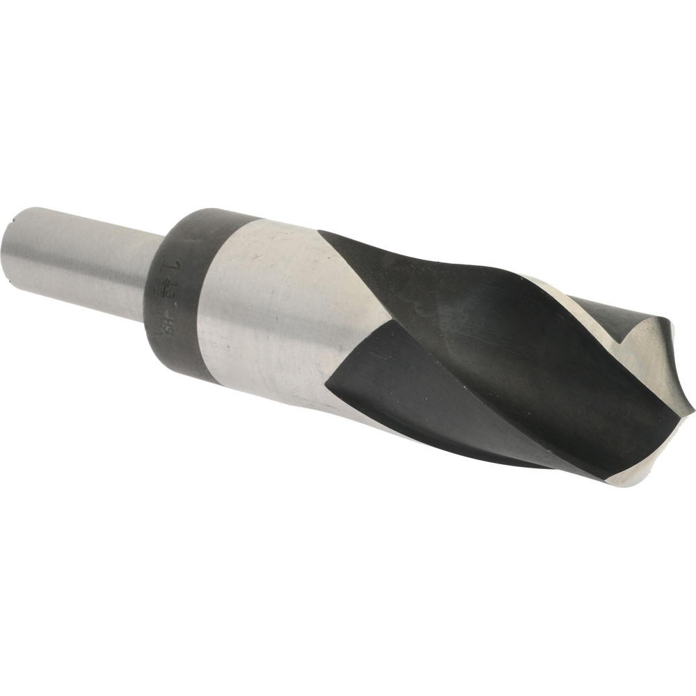 Hertel 306 1-13/32 Reduced Shank Drill Bit: 1-13/32 Dia, 3/4 Shank Dia, 118 0, High Speed Steel Image